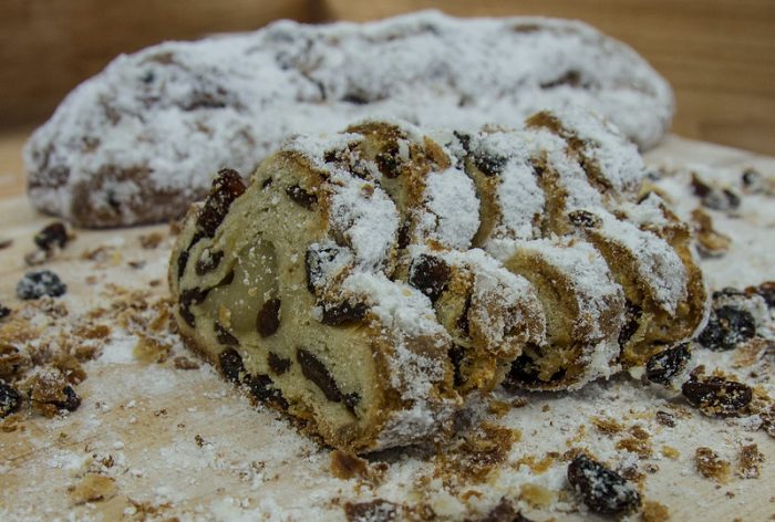 Christmas food traditions: Stollen.