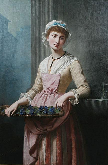 Sweet Violet (Viola Odorata) in History:  painting The Violet Seller'.